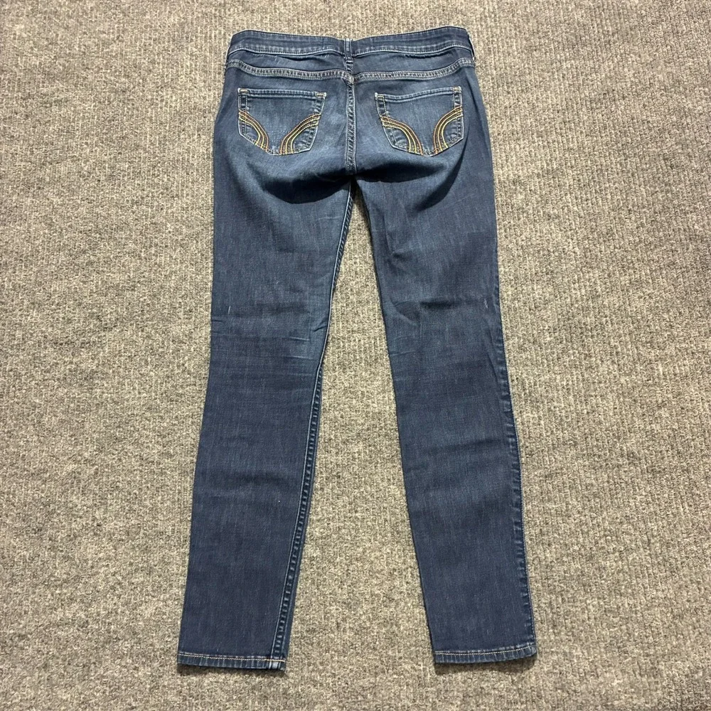 Hollister Womens Jean Legging Size 3S 26x27 Blue Denim Casual Stretch Low Rise‎